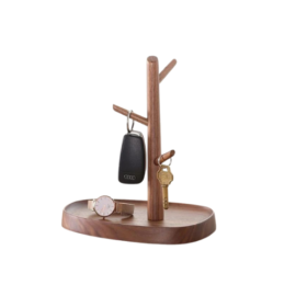 Wooden-Jewelry-Key-Stand